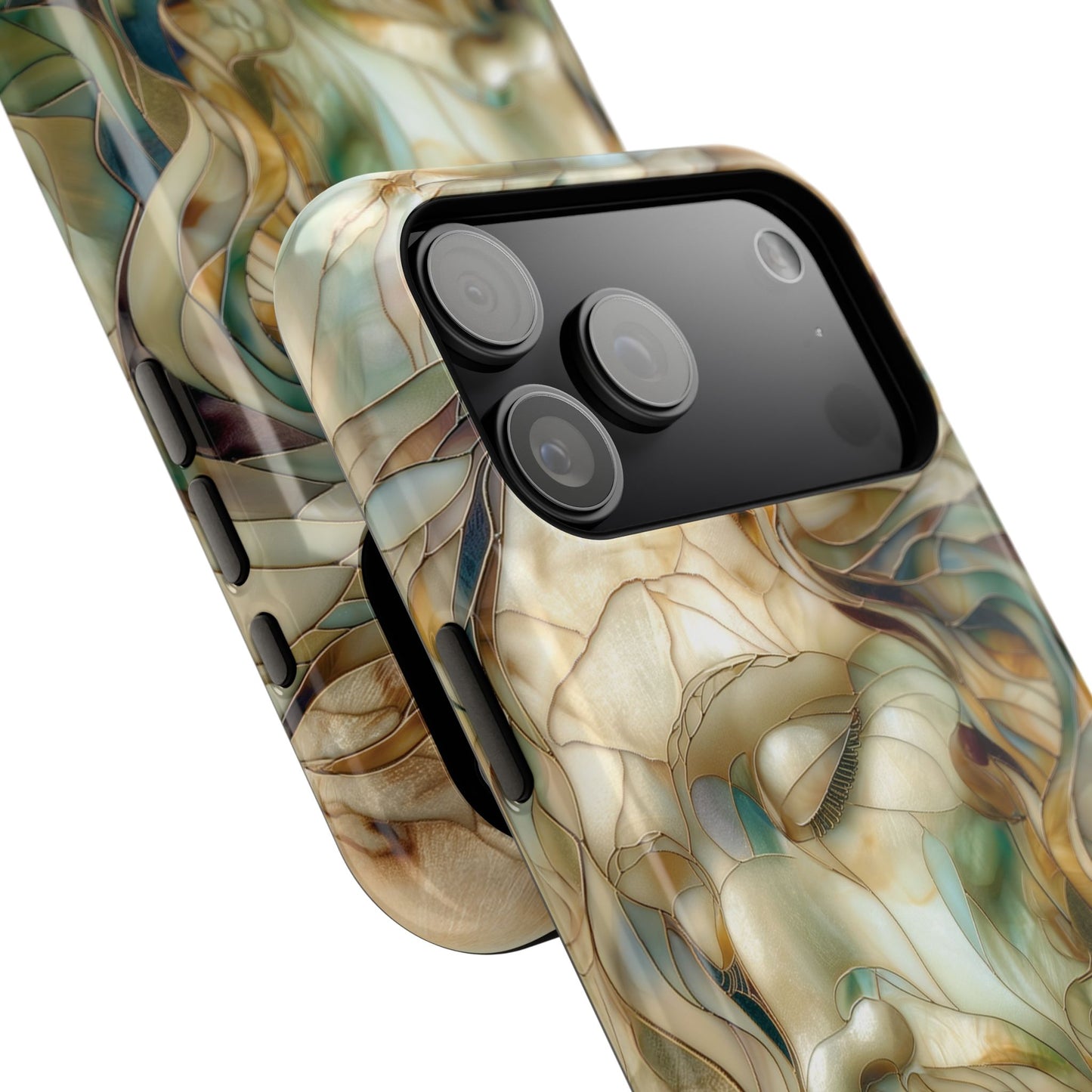 Jesus Stained Glass Design 1 iPhone Case