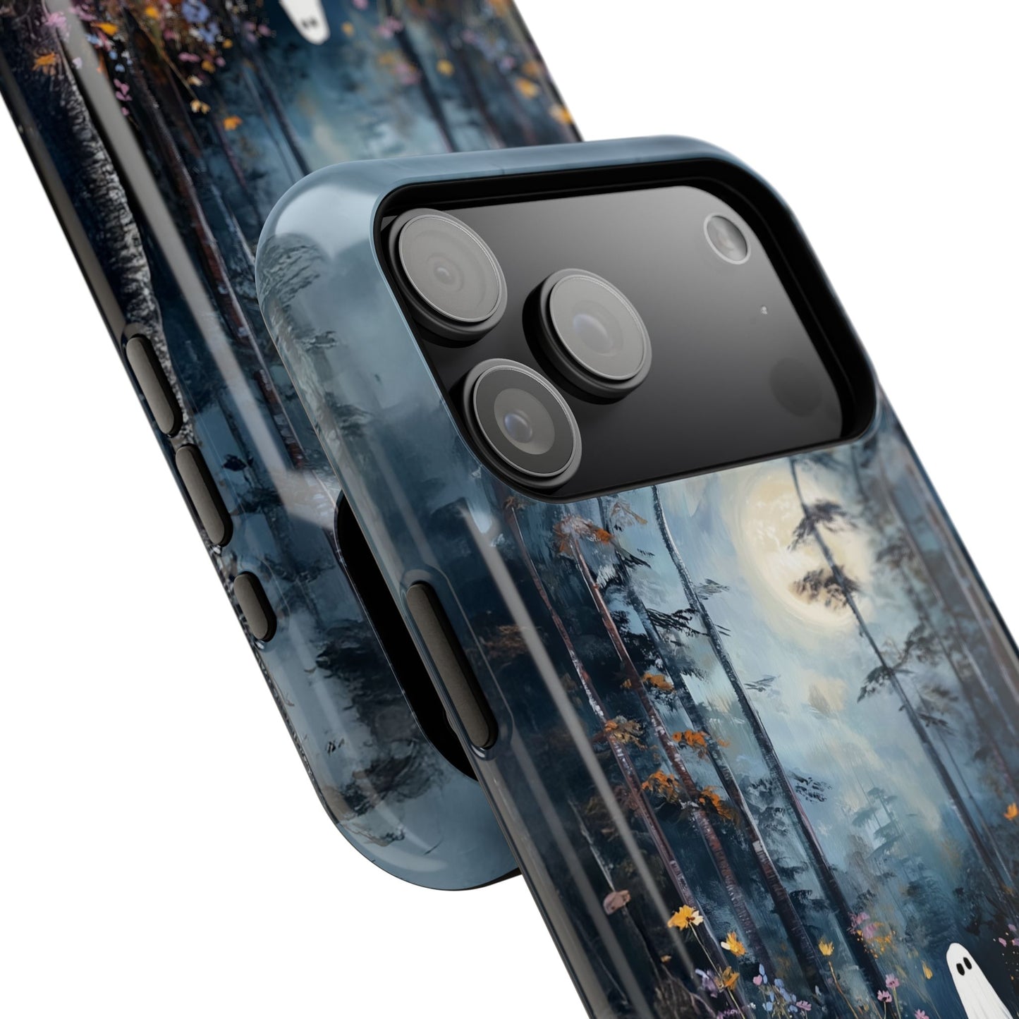 Ghost in Bloom Design iPhone Case