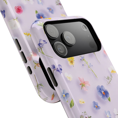 Spring Wildflowers Design iPhone Case