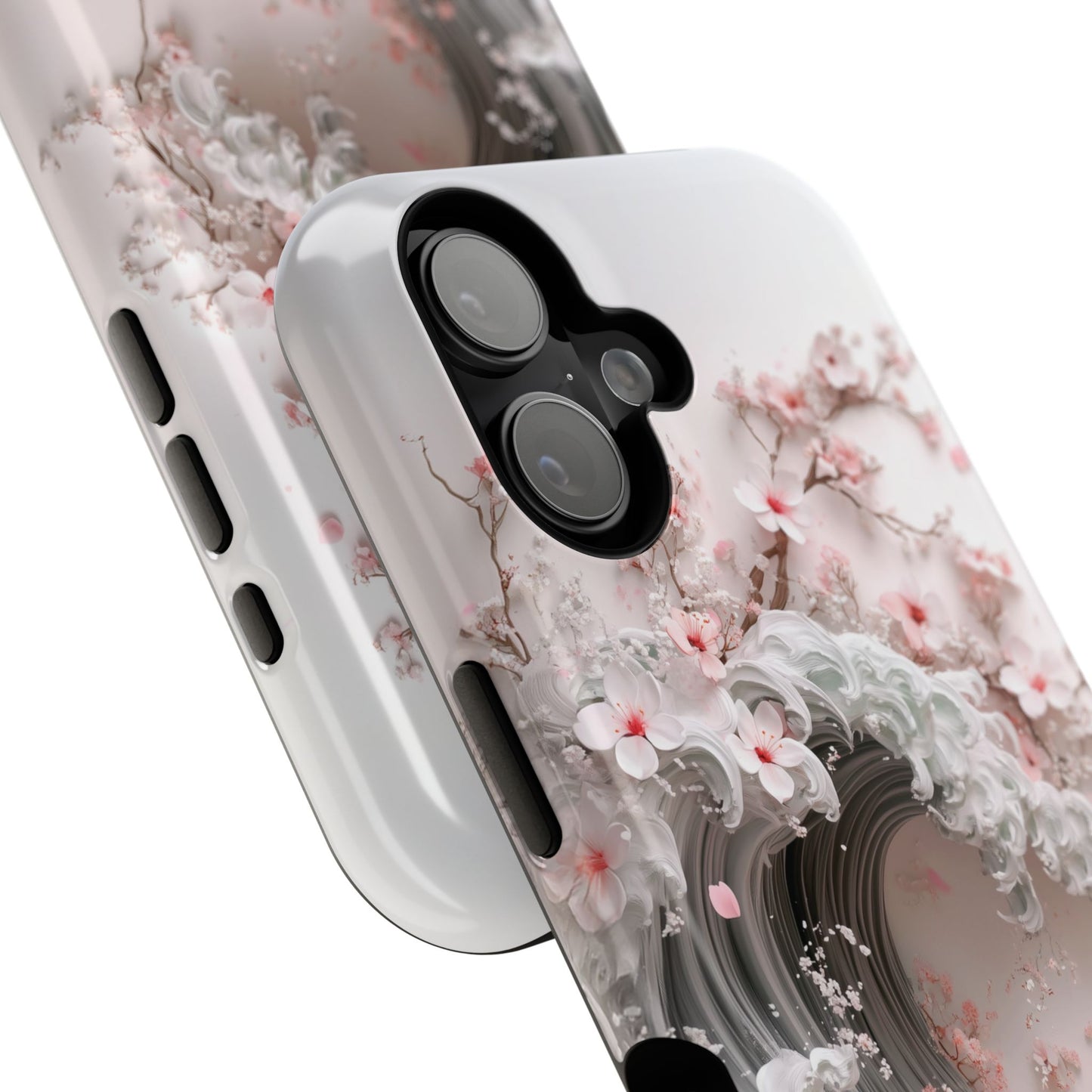 The Great Sakura Wave Design iPhone Case