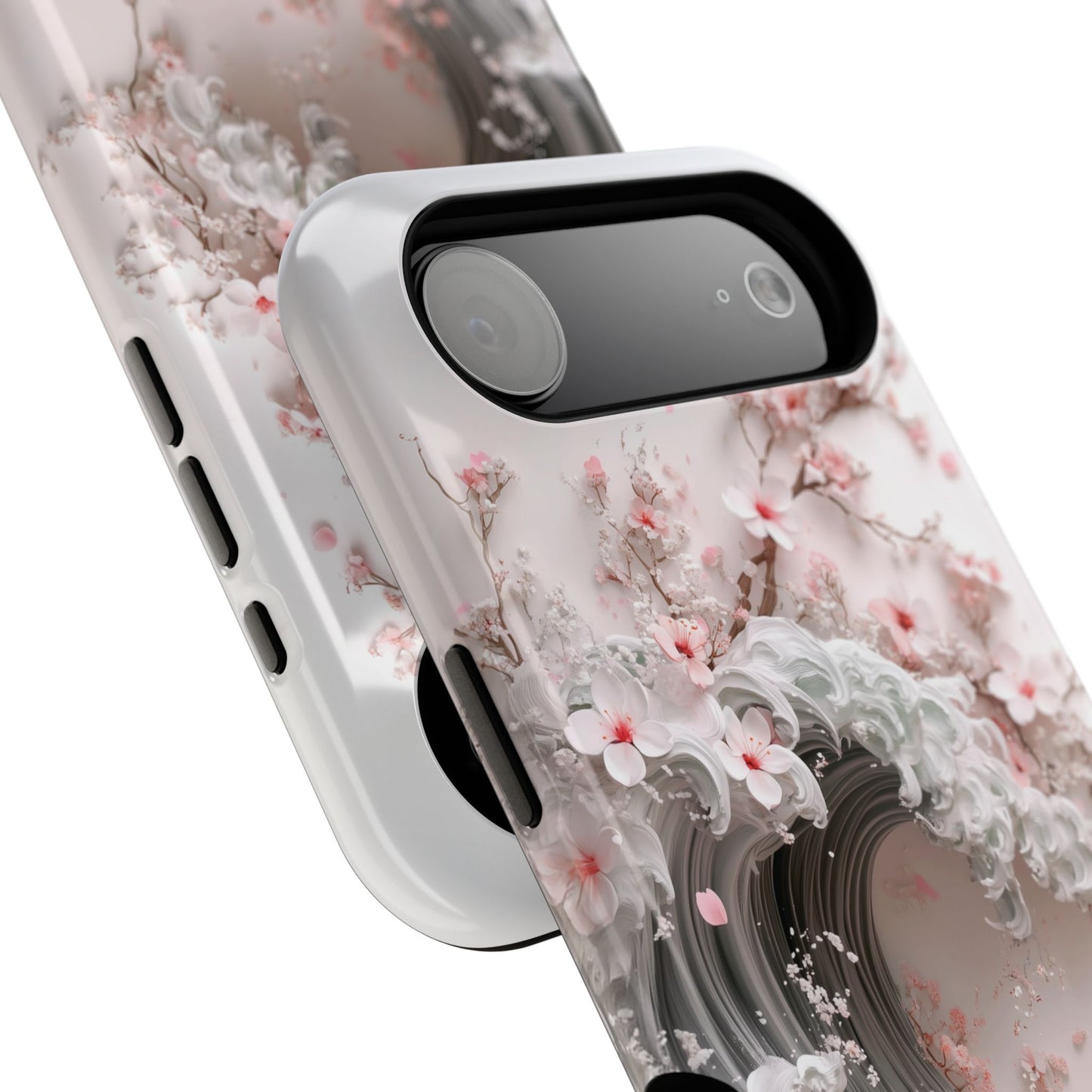 The Great Sakura Wave Design iPhone Case