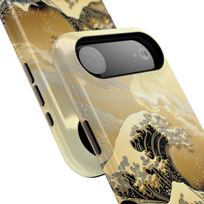 The Great Wave Gold Theme Design Design iPhone Case