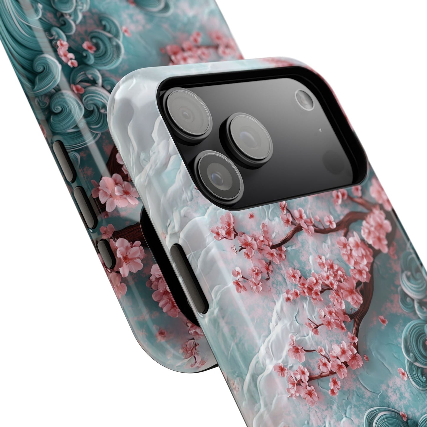 Cherry Blossom Japanese Art Design iPhone Case