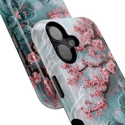 Cherry Blossom Japanese Art Design iPhone Case