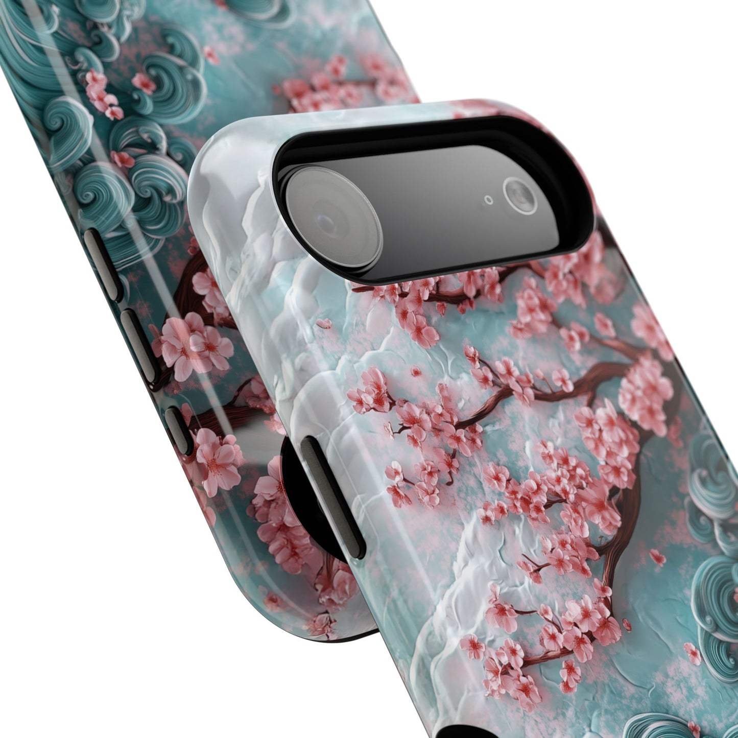 Cherry Blossom Japanese Art Design iPhone Case