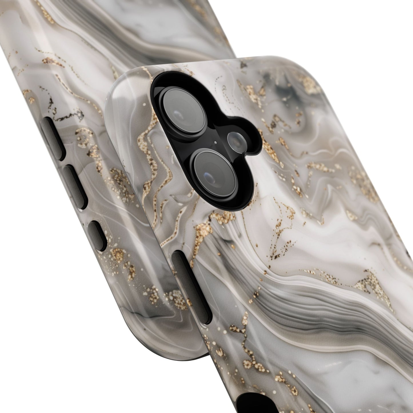 Luxury Grey Marble Case for iPhone