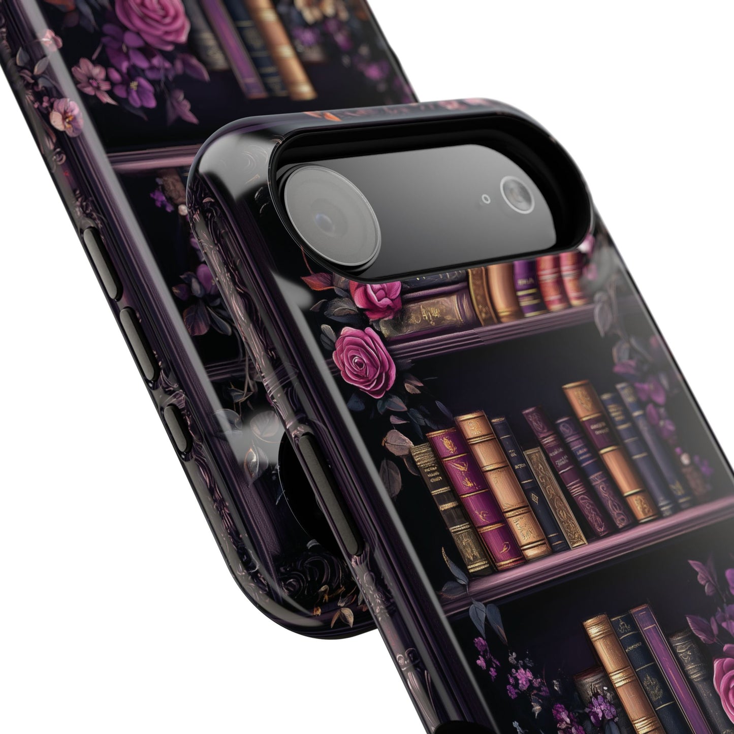 Victorian Gothic Style Bookshelf Design 1 iPhone Case