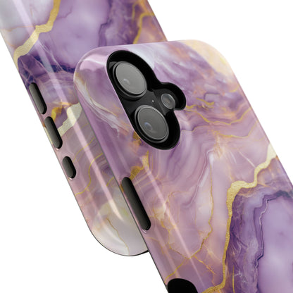 Dreamy Purple Marble Design iPhone Case