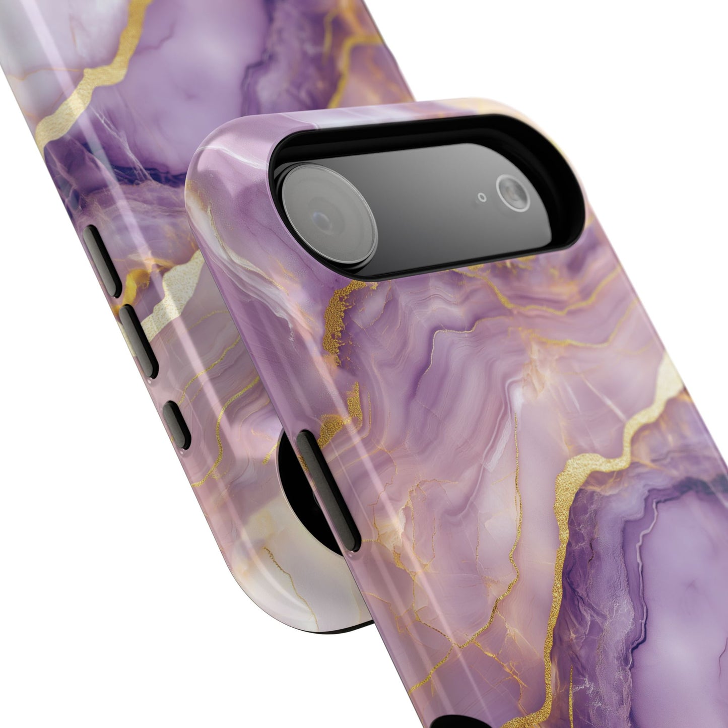 Dreamy Purple Marble Design iPhone Case
