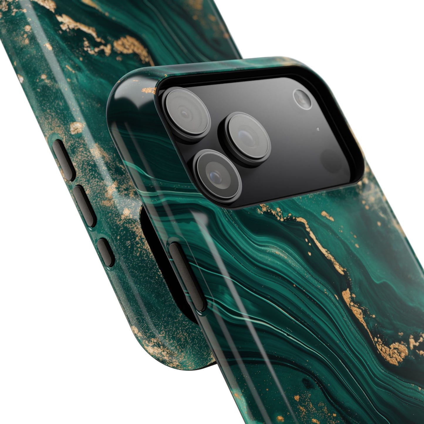 Luxury Green Marble Design Case for iPhone