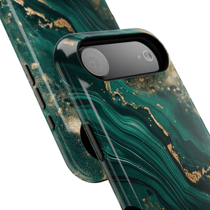 Luxury Green Marble Design Case for iPhone