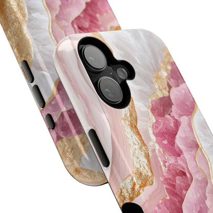 Luxurious Rose Quartz Design iPhone Case