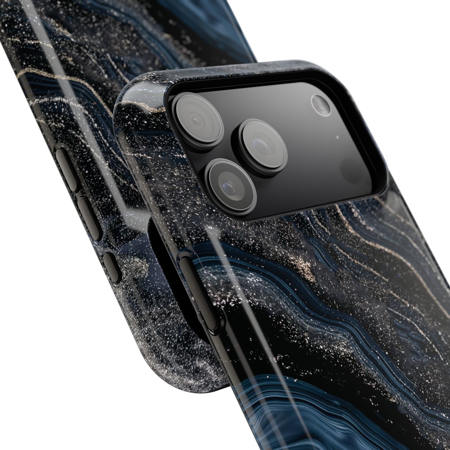 Midnight River Marble Design for iPhone