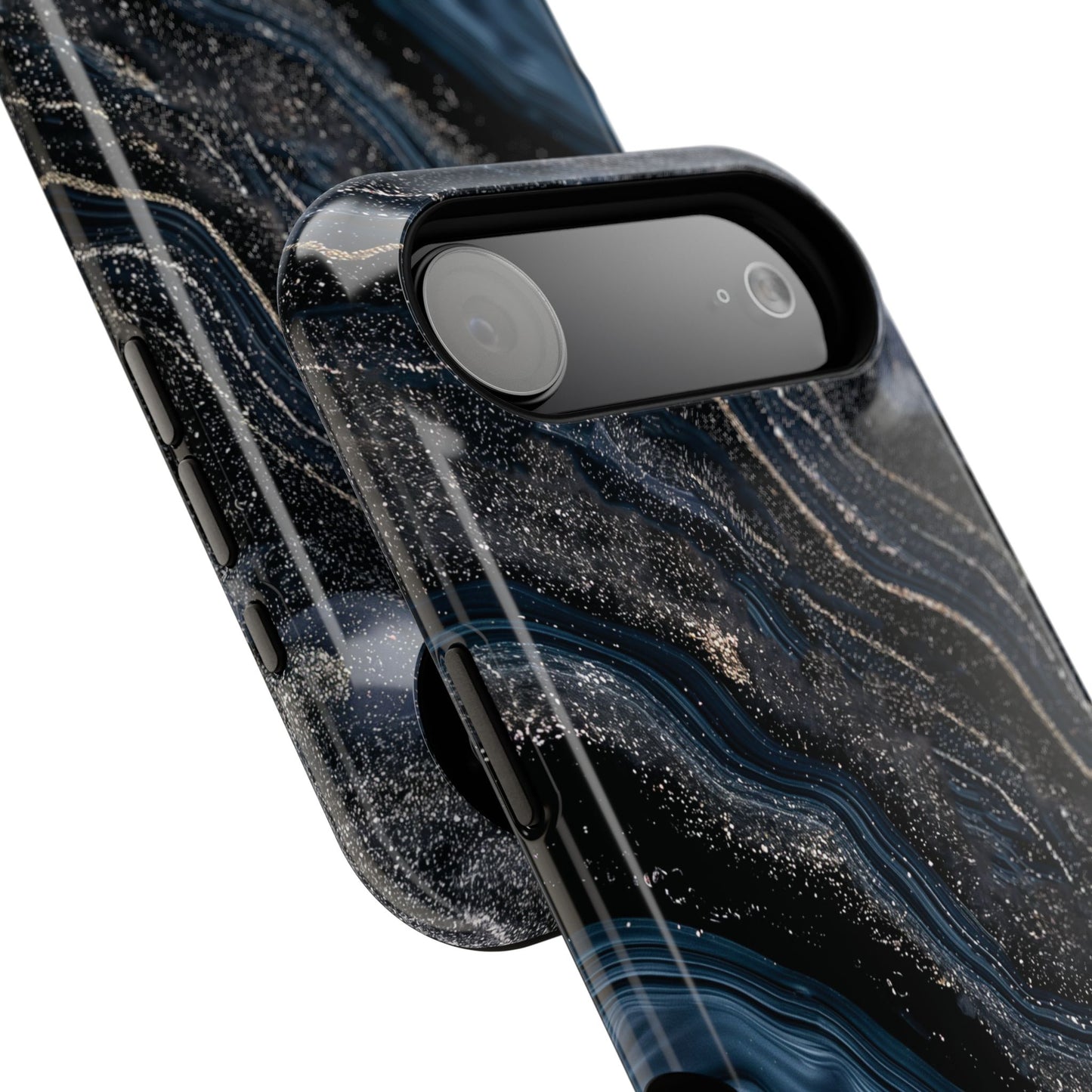 Midnight River Marble Design for iPhone
