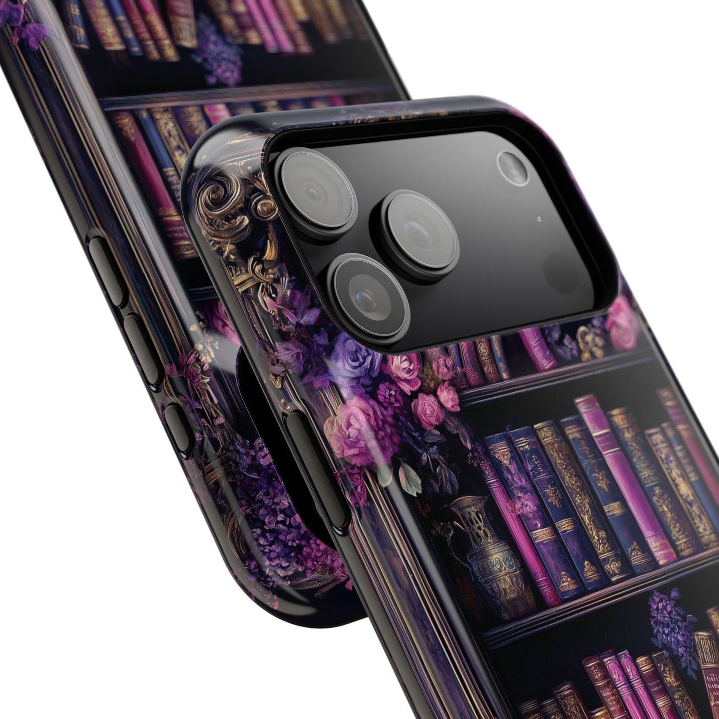Victorian Gothic Style Bookshelf Design 2 iPhone Case
