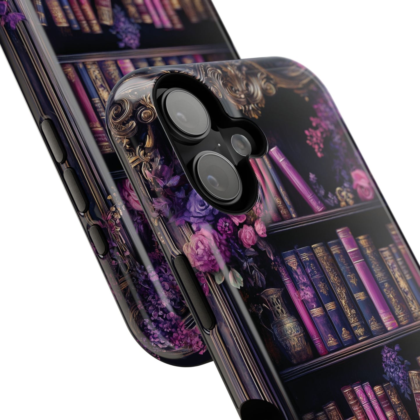 Victorian Gothic Style Bookshelf Design 2 iPhone Case