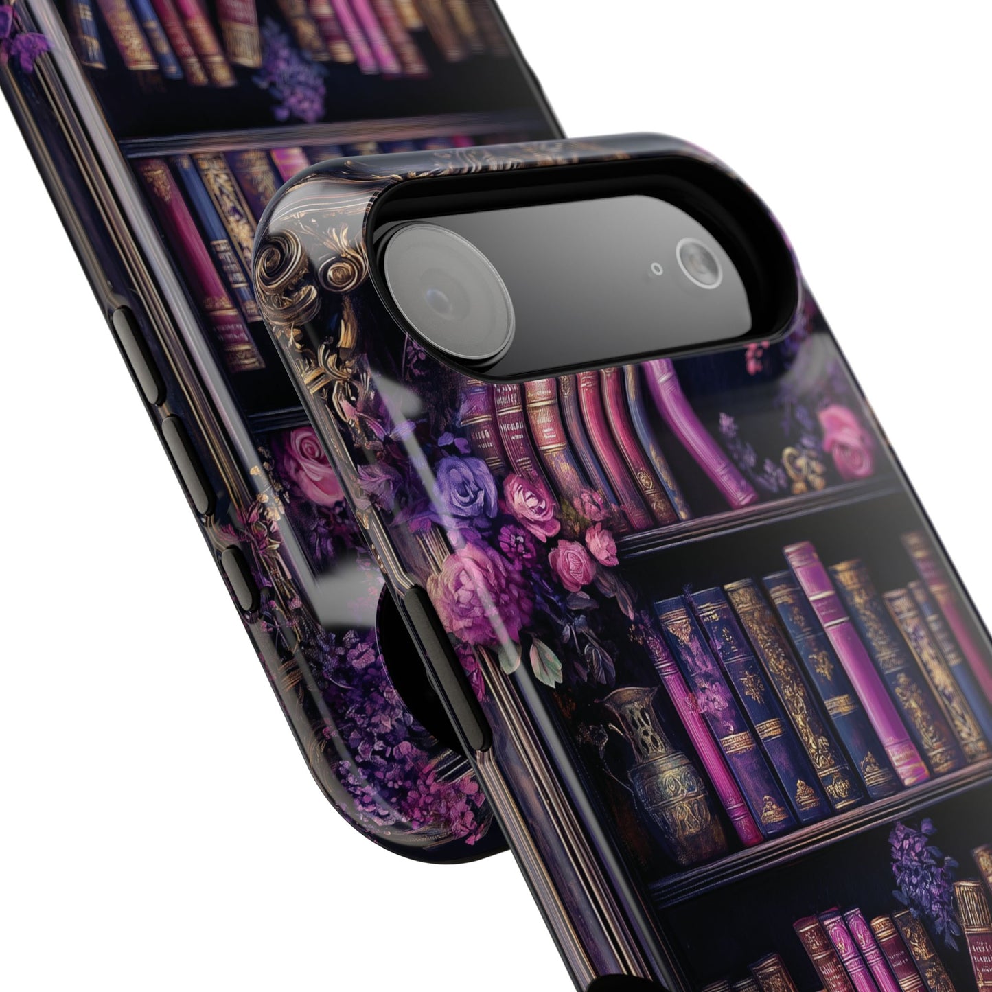 Victorian Gothic Style Bookshelf Design 2 iPhone Case