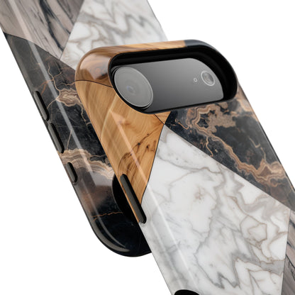 Wood & Marble Texture Design Case for iPhone