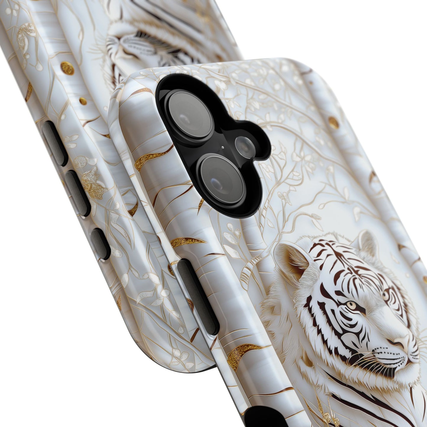 White Tiger Design iPhone Case
