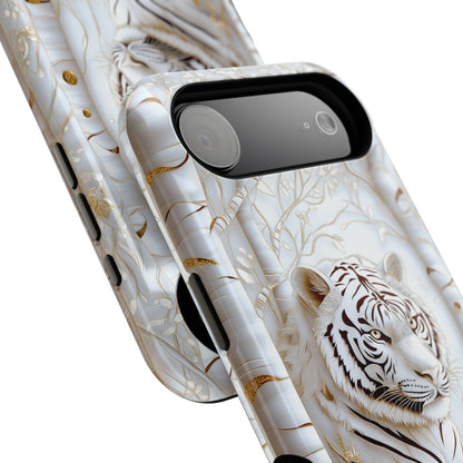 White Tiger Design iPhone Case