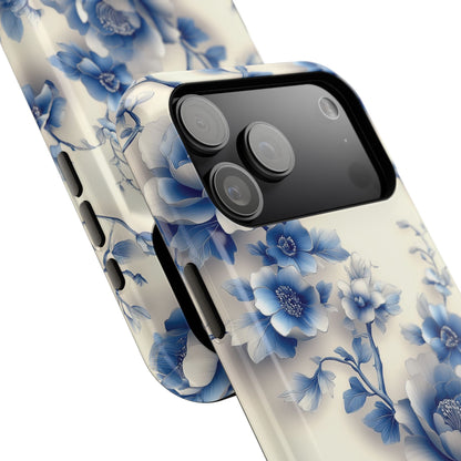 3D Chinoiserie Floral Design iPhone Case