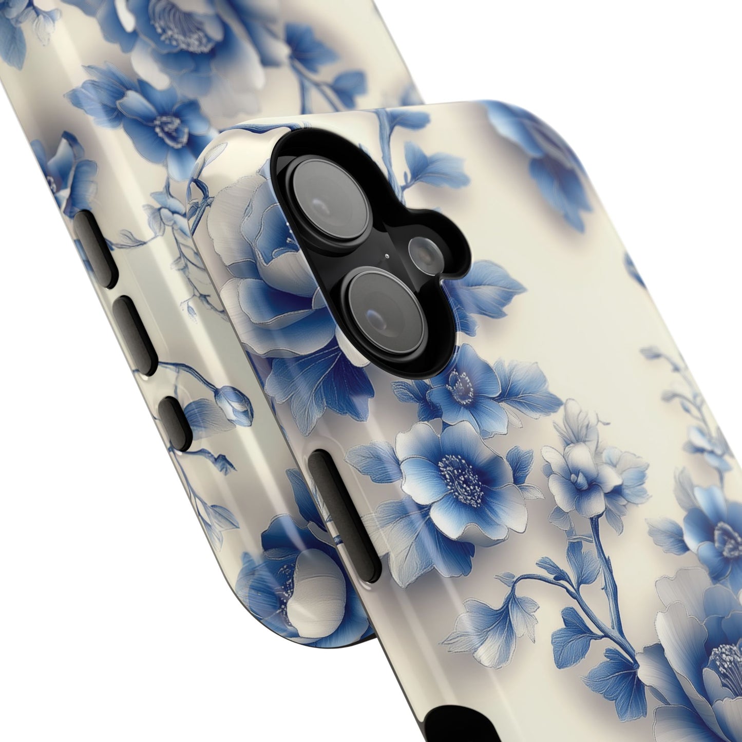 3D Chinoiserie Floral Design iPhone Case