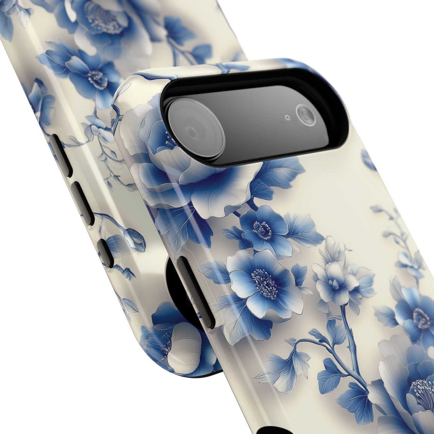 3D Chinoiserie Floral Design iPhone Case