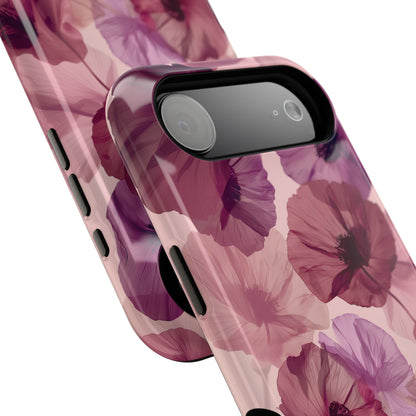 Poppy Flower Design iPhone Case