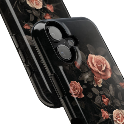 Vintage Gothic Red Rose Design iPhone Case