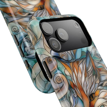 Fox Stained Glass Design iPhone Case