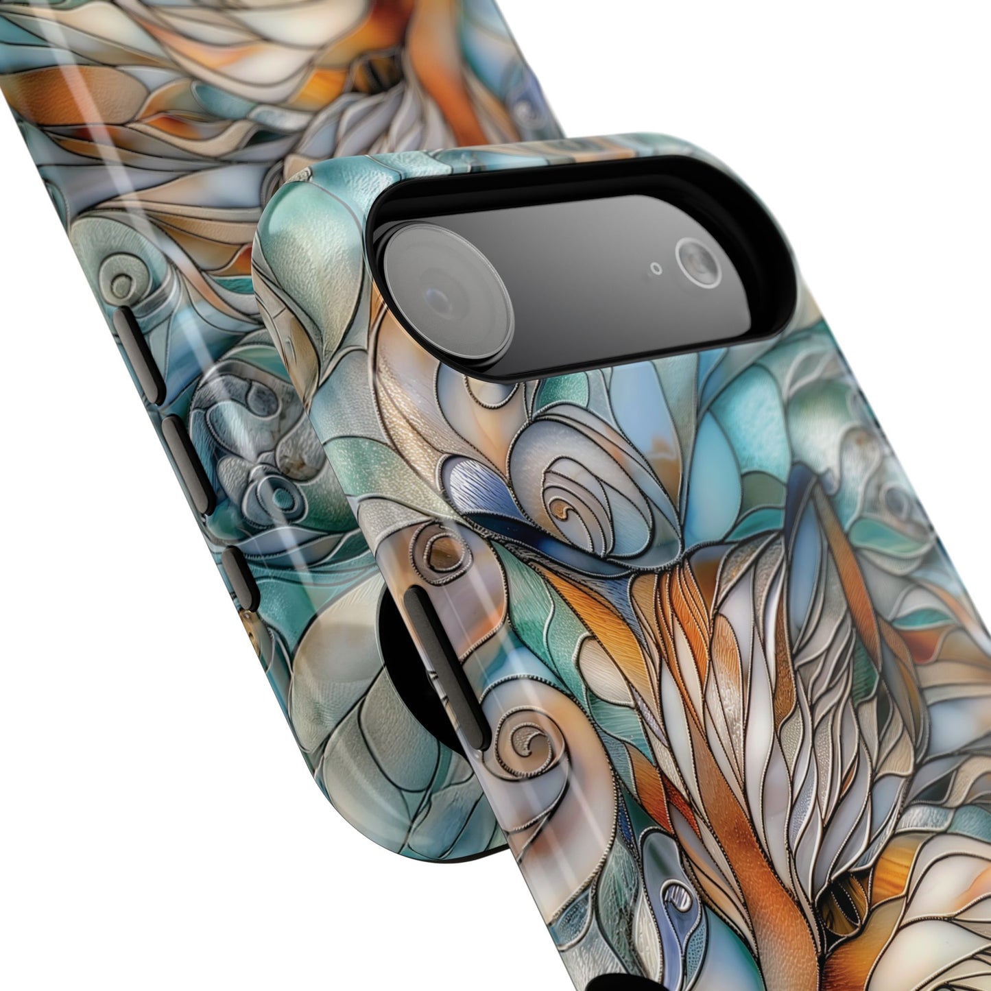 Fox Stained Glass Design iPhone Case