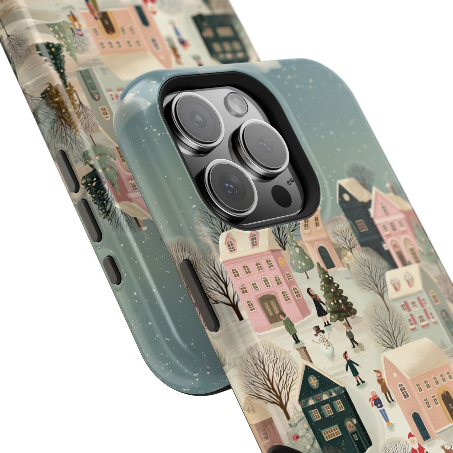 Christmas Village Design iPhone Case