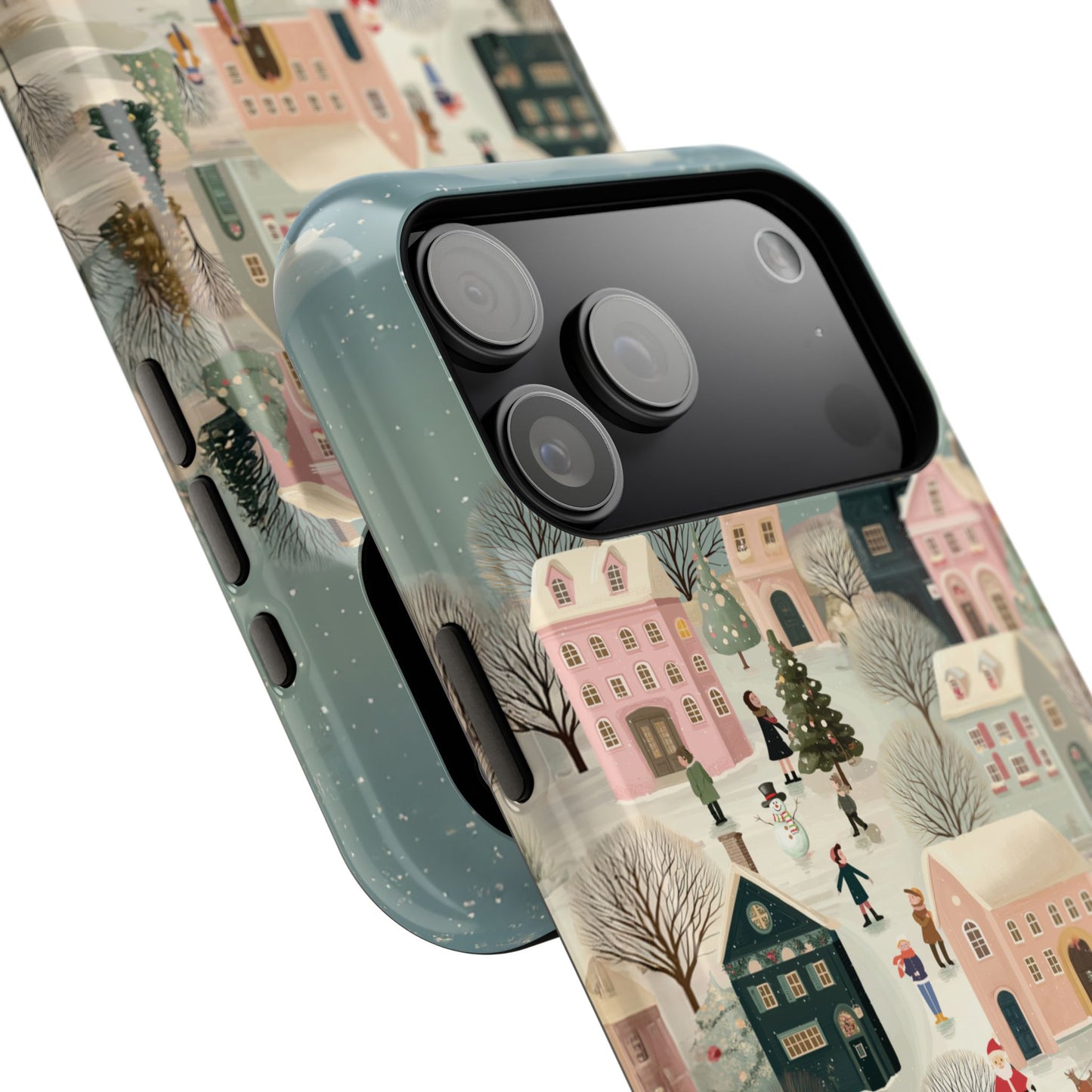 Christmas Village Design iPhone Case