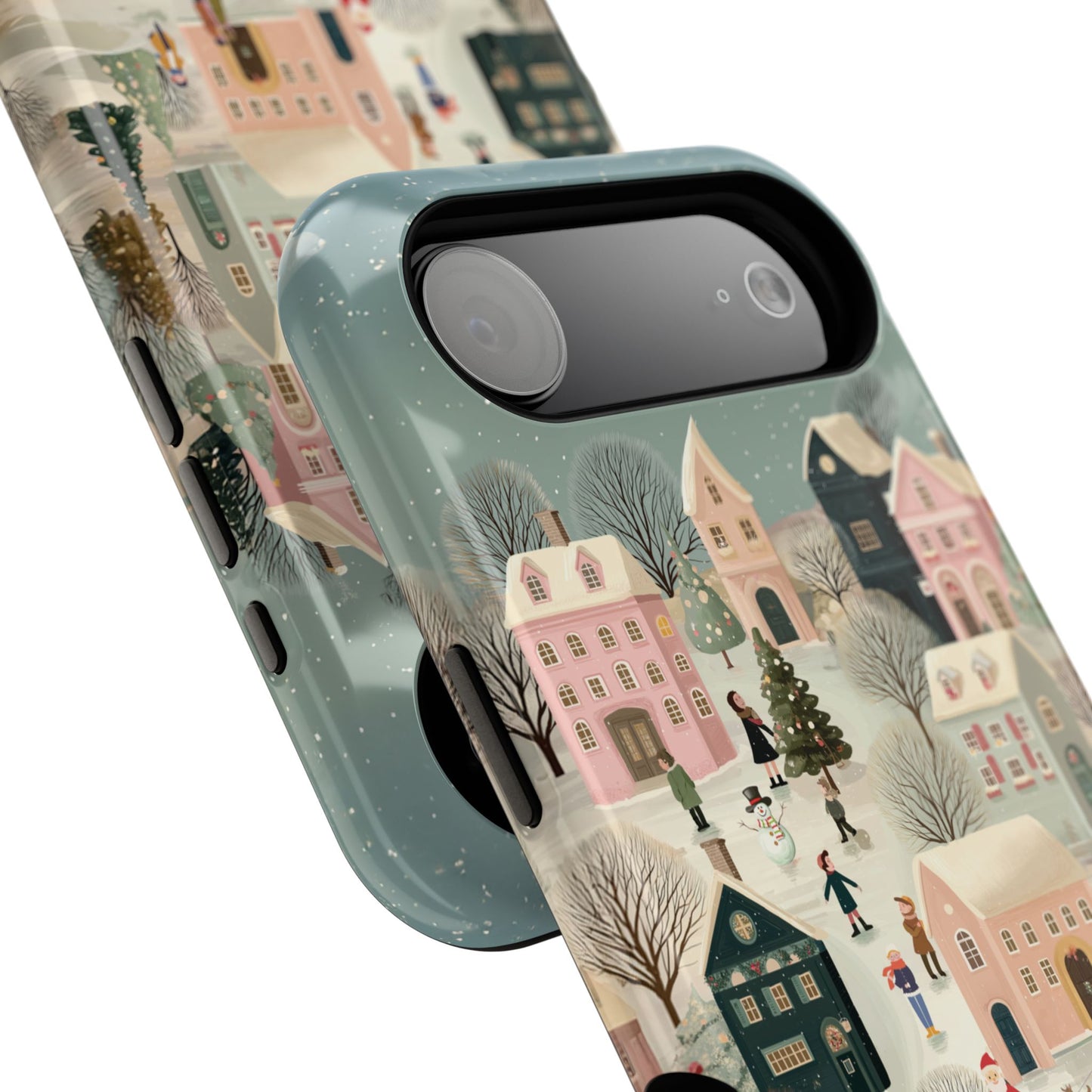 Christmas Village Design iPhone Case