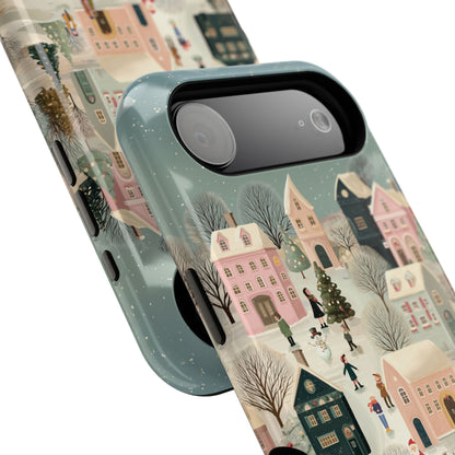 Christmas Village Design iPhone Case