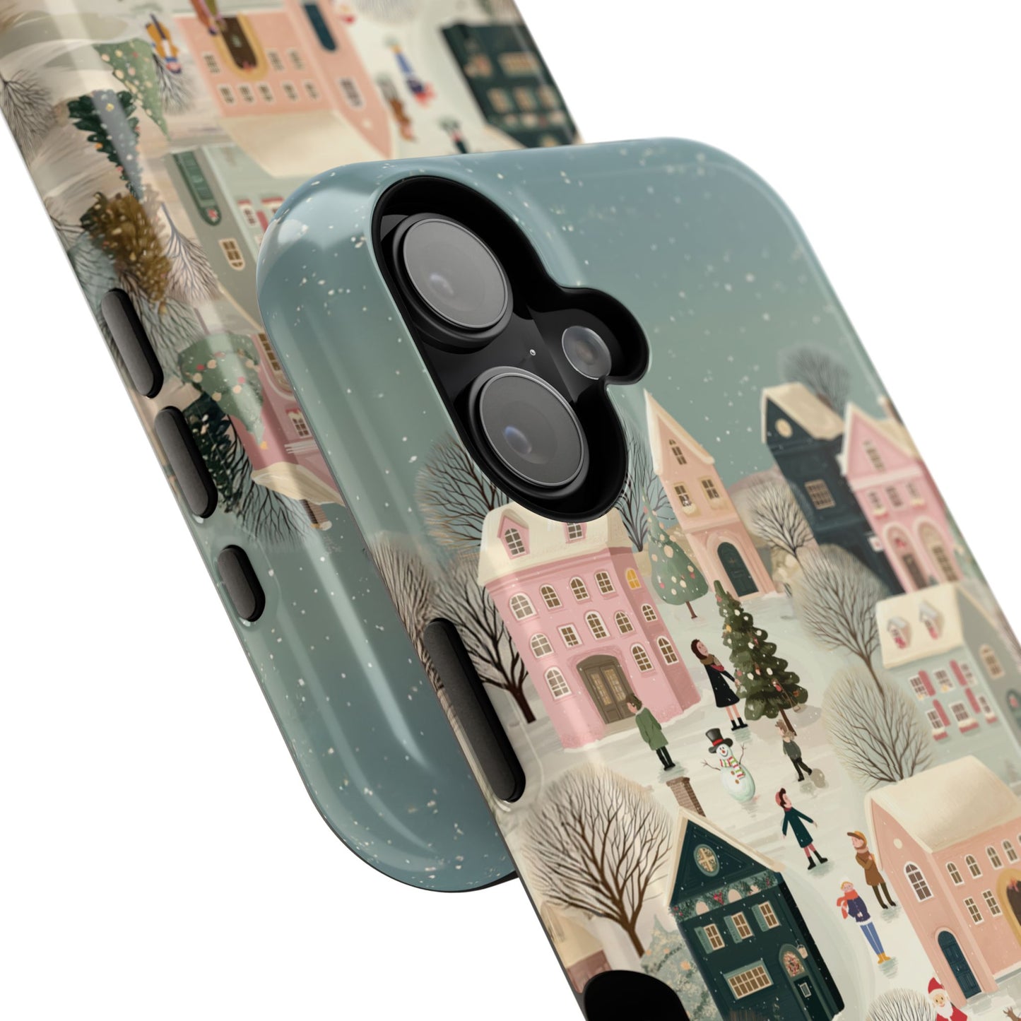 Christmas Village Design iPhone Case