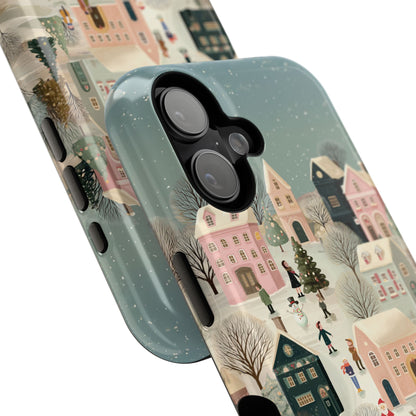 Christmas Village Design iPhone Case