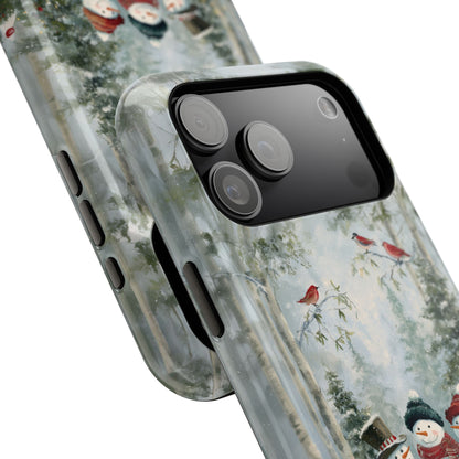 Frosty Friends Design iPhone Case