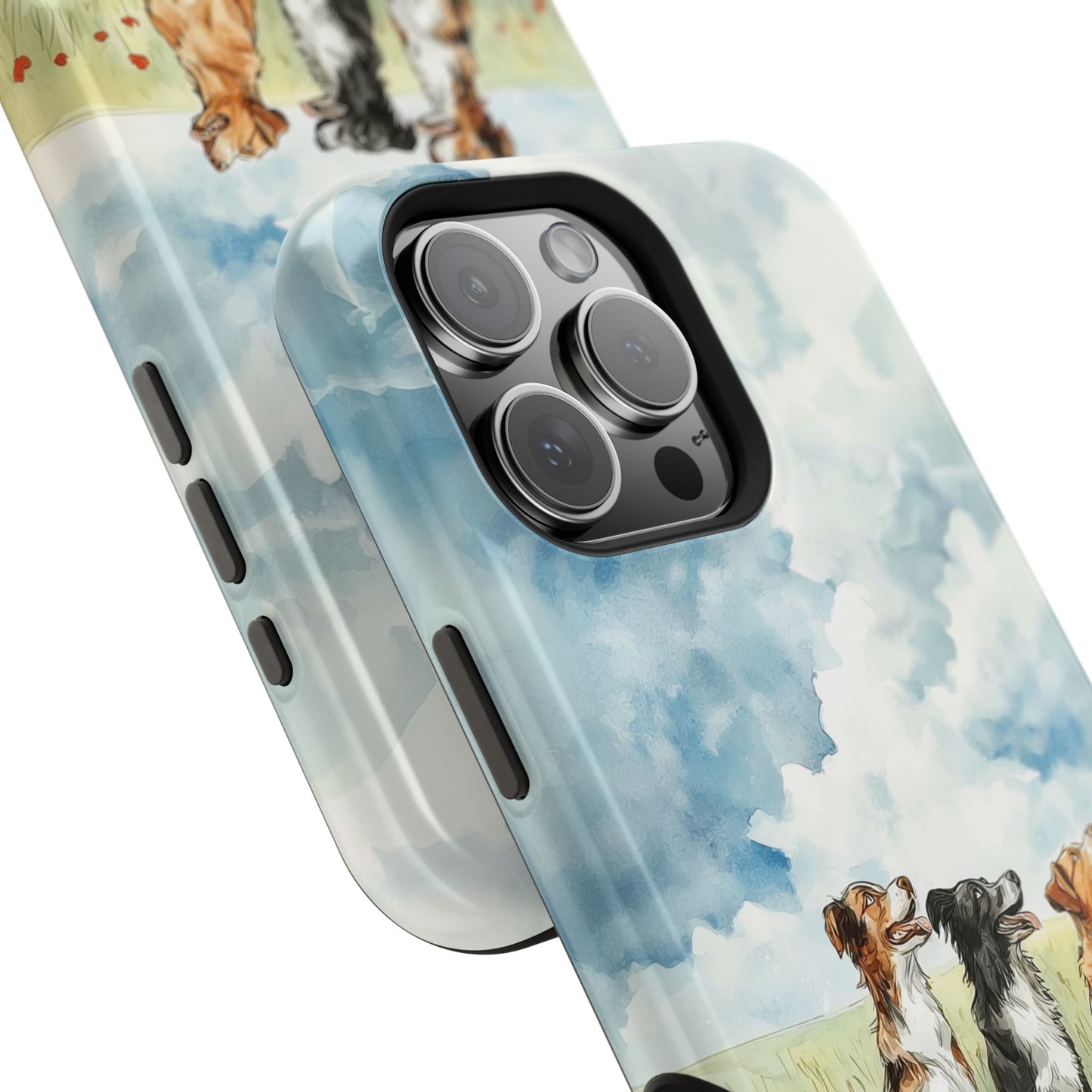 Paws & Poppies Design iPhone Case