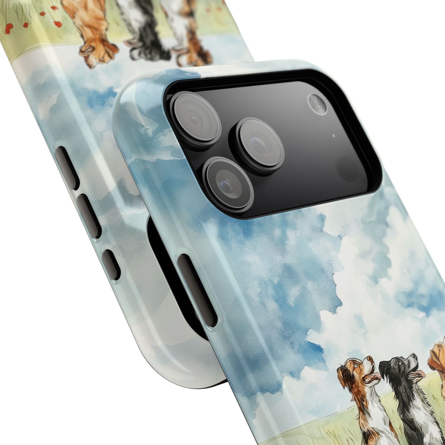 Paws & Poppies Design iPhone Case