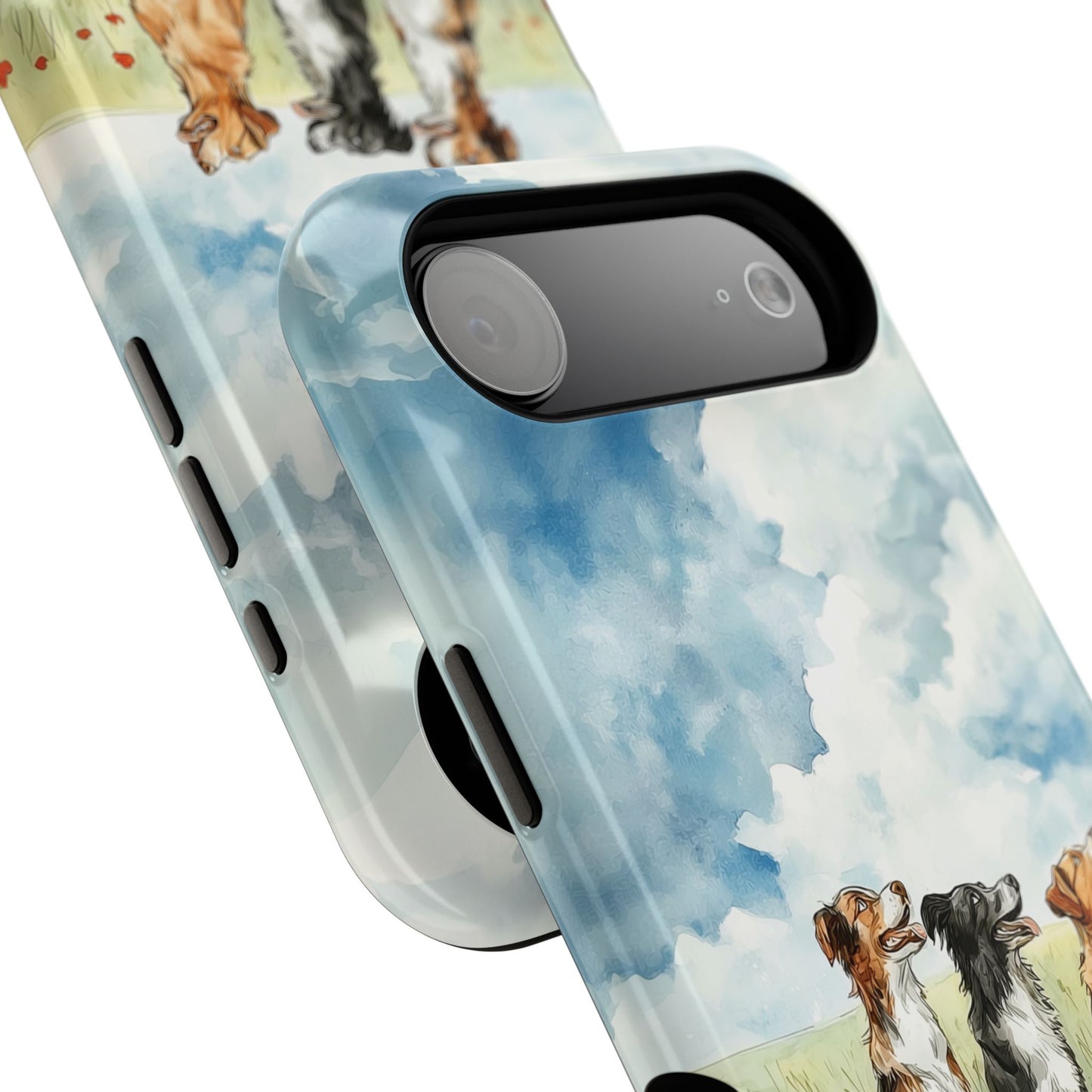 Paws & Poppies Design iPhone Case
