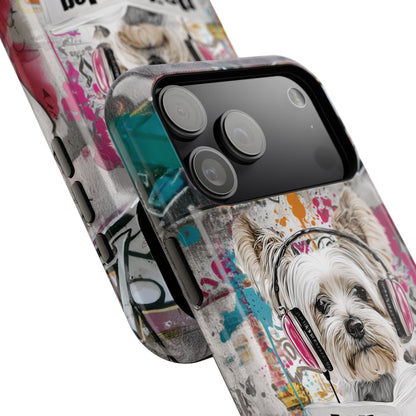 Daily Dog Beats (Yorkshire) Design iPhone Case