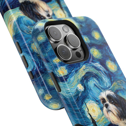 Barky Night (Shih Tzu) Design iPhone Case