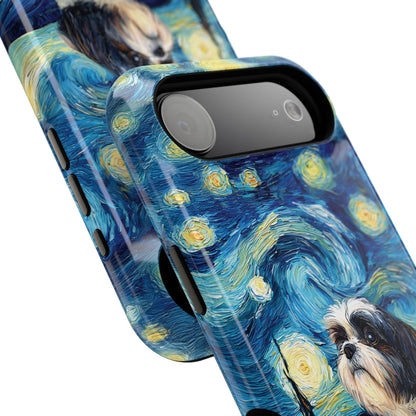 Barky Night (Shih Tzu) Design iPhone Case