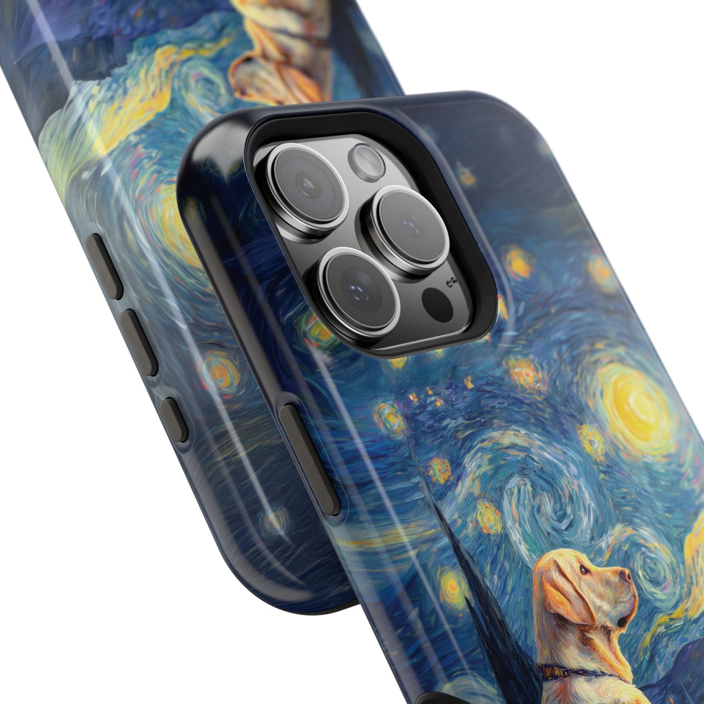 Barky Night (Golden Labrador) Design iPhone Case