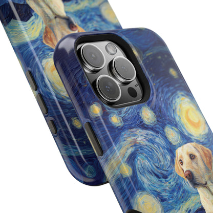 Barky Night (Labrador Retriever) Design iPhone Case