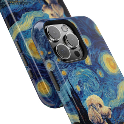 Barky Night (Poodle) Design iPhone Case