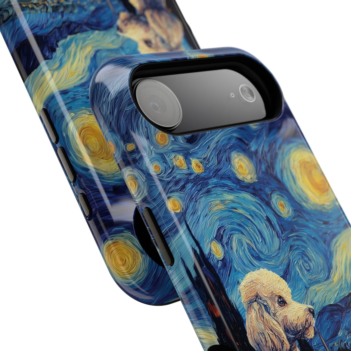 Barky Night (Poodle) Design iPhone Case