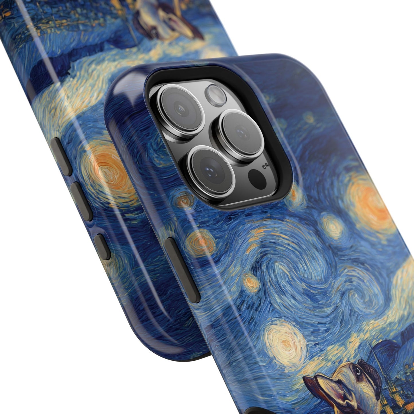 Barky Night (Frenchie) Design iPhone Case