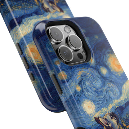 Barky Night (Frenchie) Design iPhone Case